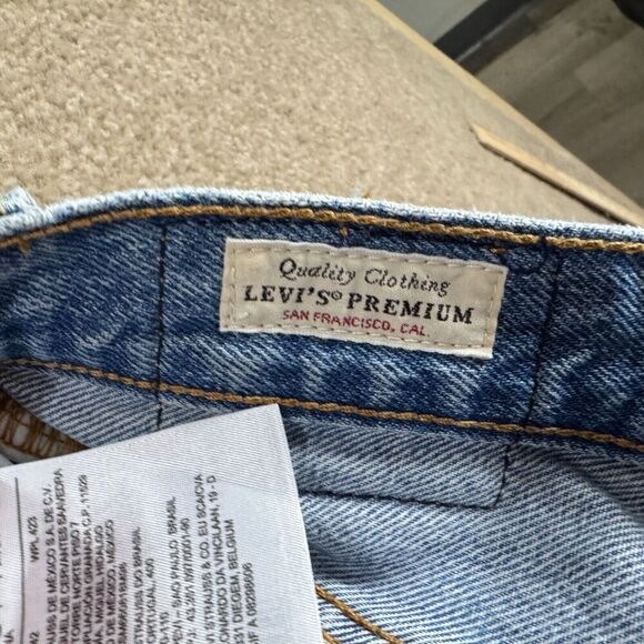 Levi's 501 Skinny Jeans Womens‎ Size 24 Can't Touch This Distressed Button Fly - Picture 13 of 16